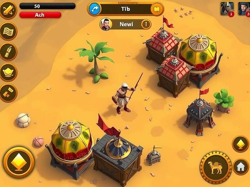 Sandy Warriors Desert Clash gameplay screenshot